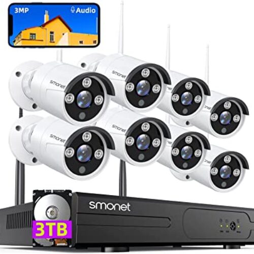 3MP Wireless Security Camera System